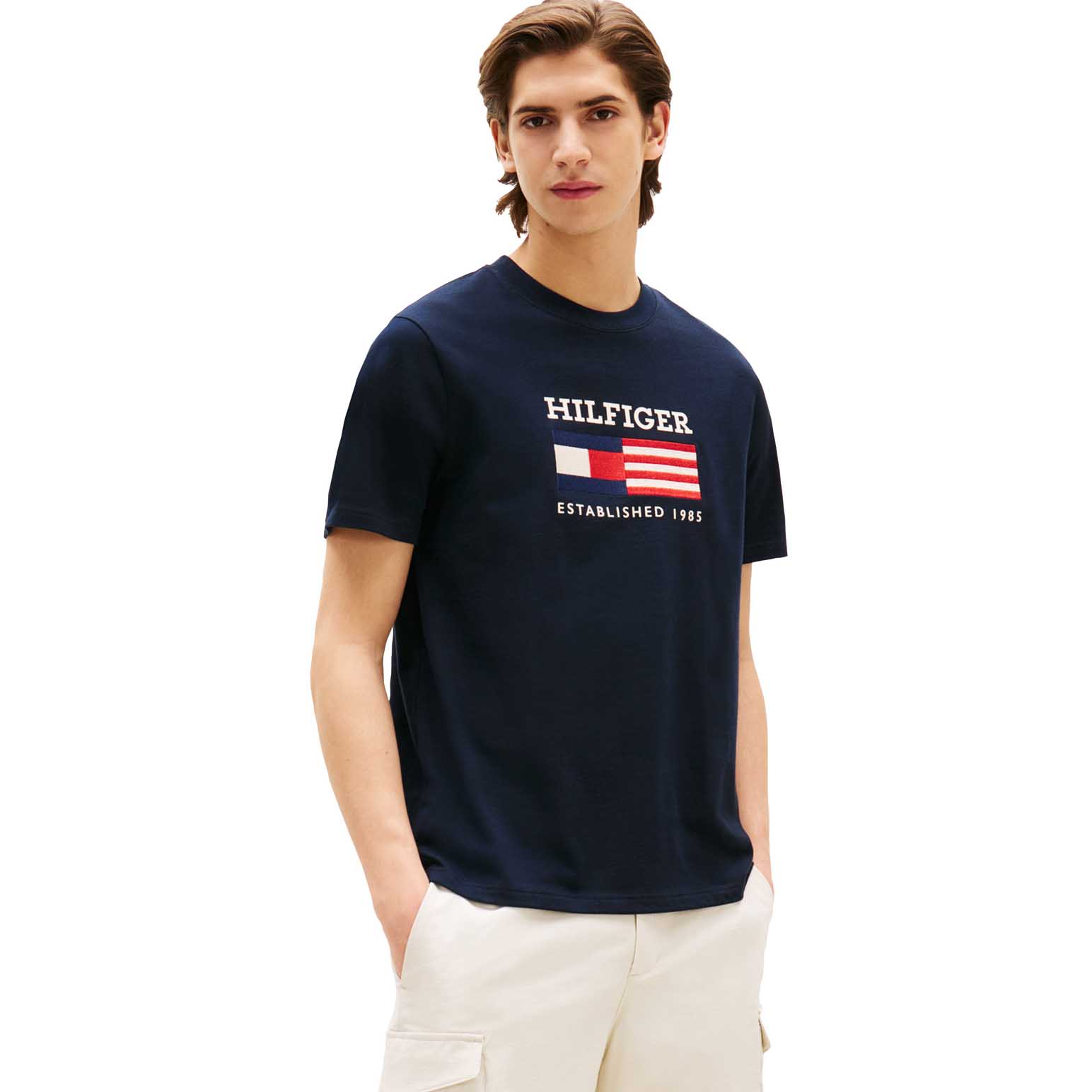 Tommy Hilfiger Americana Monotype Flag Box Tee